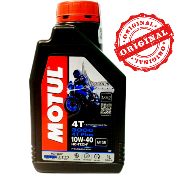 Motul 3000 4T Plus 10W40 Mineral Engine Oil